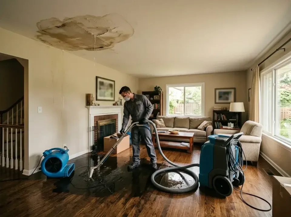 attic-pipe-burst-ceiling-drip-008 — frequently asked questions, Water Damage Restoration & Carpet Care in Baldwinsville, NY